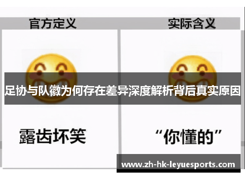 足协与队徽为何存在差异深度解析背后真实原因 足协与队徽为何存在差异深度解析背后真实原因